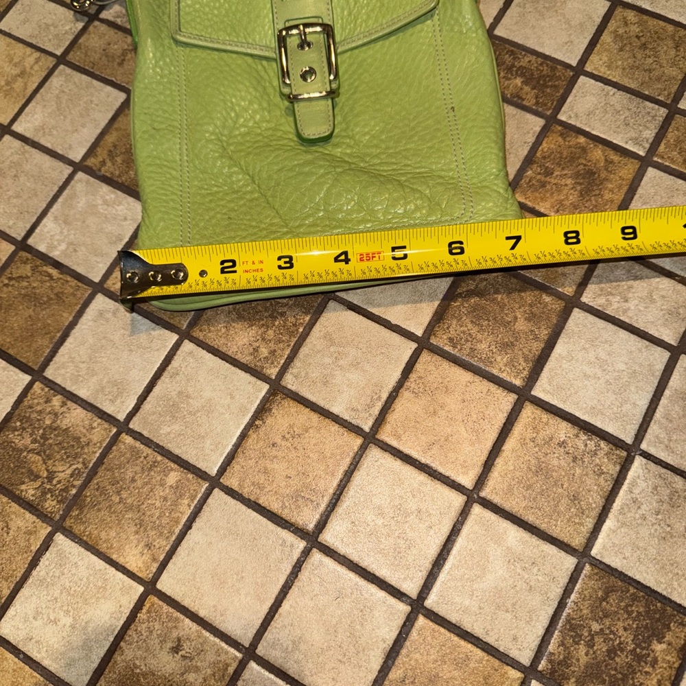 Coach Chartreuse Leather Crossbody - Picture 4 of 8
